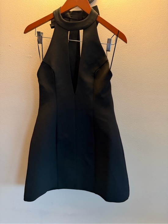 Zara Dresses & Skirts - Zara Black Halter Neck Bow Back Mini Dress 4661/226/800 NWT